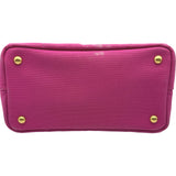 プラダ PRADA カナパ ミニ B2439G ピンク キャンバス レディース ハンドバッグ