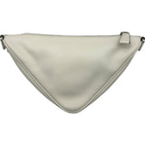 プラダ PRADA トライアングルショルダー 1BH190 ホワイト レザー レディース ショルダーバッグ