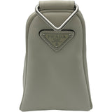 プラダ PRADA トライアングルショルダー 1BH190 ホワイト レザー レディース ショルダーバッグ