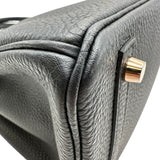 エルメス HERMES バーキン30 Y刻 ブラック ゴールド金具 トゴ レディース ハンドバッグ