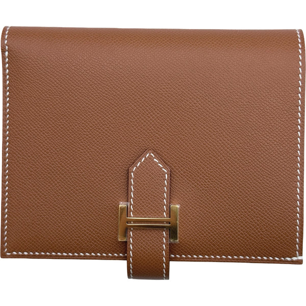 エルメス HERMES ペアンコンパクト K刻 ゴールド ゴールド金具 ヴォー