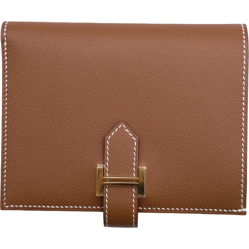 エルメス HERMES ペアンコンパクト K刻 ゴールド ゴールド金具 ヴォー