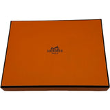 エルメス HERMES スティープルコンパクトウォレットPM □Q刻 ブラウン/ベージュ シルバー金具 トワル レディース 長財布