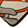エルメス HERMES スティープルコンパクトウォレットPM □Q刻 ブラウン/ベージュ シルバー金具 トワル レディース 長財布