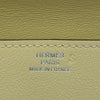 エルメス HERMES ドゴンチェーン付きカードケース X刻 ジョーヌプッサン シルバー金具 スイフト レディース カードケース