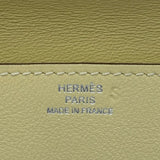 エルメス HERMES ドゴンチェーン付きカードケース X刻 ジョーヌプッサン シルバー金具 スイフト レディース カードケース