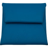 エルメス HERMES バスティア B刻 ブルーザンジバル シルバー金具 エバーカラー メンズ コインケース