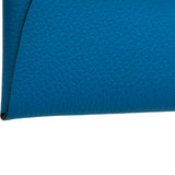 エルメス HERMES バスティア B刻 ブルーザンジバル シルバー金具 エバーカラー メンズ コインケース