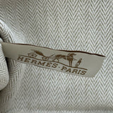 エルメス HERMES フールビ25 ベージュ シルバー金具 トワル レディース その他バッグ