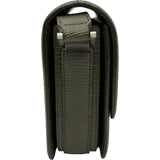 サンローラン SAINT LAURENT ソルフェリーノ ミディアム 711089 カーキ リザード型押し レディース ショルダーバッグ