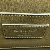 サンローラン SAINT LAURENT ソルフェリーノ ミディアム 711089 カーキ リザード型押し レディース ショルダーバッグ