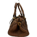 クロエ Chloe パディントンミディアム 0107515277 ダークブラウン レザー レディース ボストンバッグ