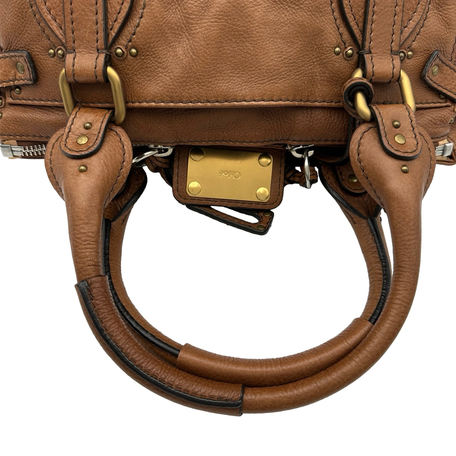 Chloe ボストンバッグ ブラウン クロエ ミスターパディントン バッグ クロエ Chloe パディントンミディアム 0107515277 ダークブラウン