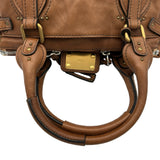 クロエ Chloe パディントンミディアム 0107515277 ダークブラウン レザー レディース ボストンバッグ