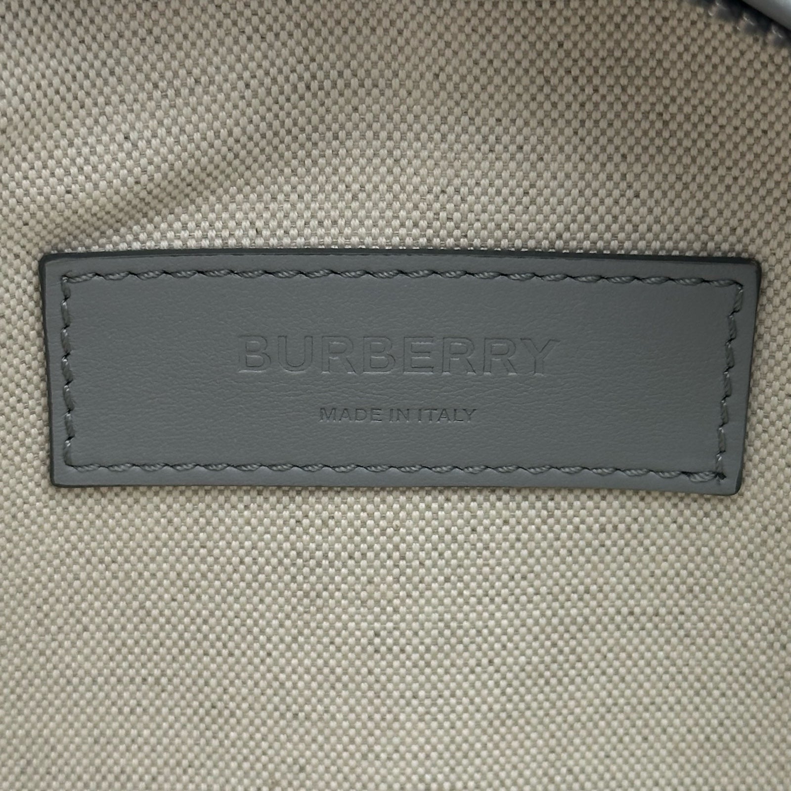 BURBERRY ボディバッグ レザー バーバリーロンドン BURBERRY LONDON ボディバッグ グレー レザー