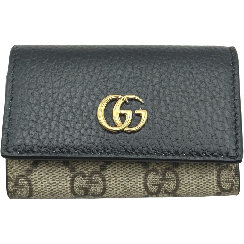 未使用級✨グッチ　GGスプリーム　マーモント　キーケース　ブラック グッチ GUCCI GGマーモントキーケース 456118 ブラック GGスプリーム