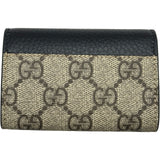 グッチ GUCCI GGマーモントキーケース 456118 ブラック GGスプリーム/レザー レディース キーケース