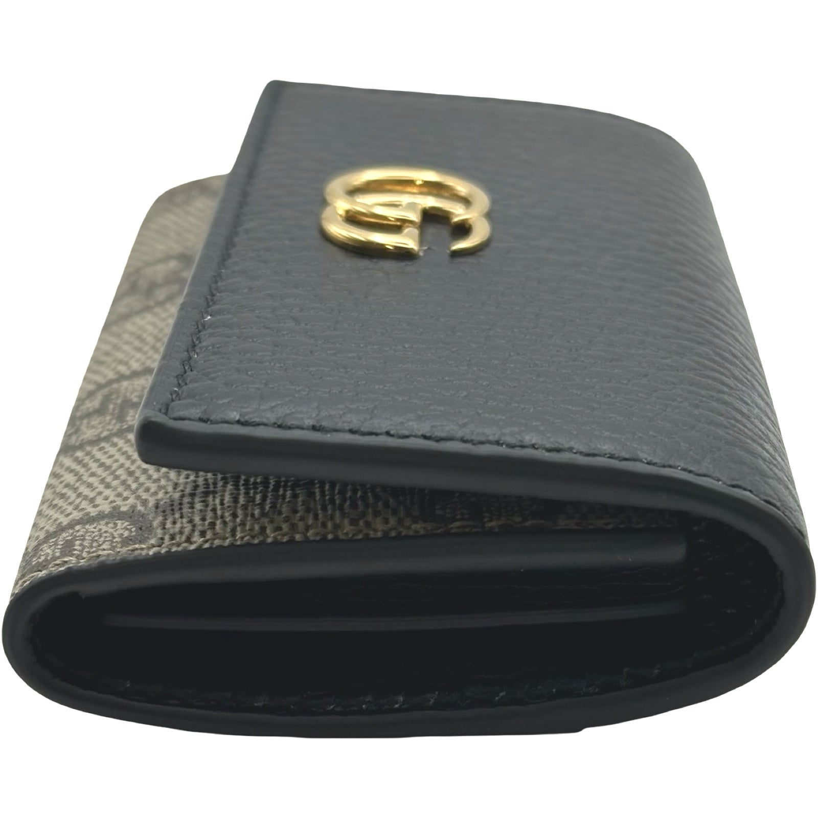 グッチ GUCCI GGマーモントキーケース 456118 ブラック GGスプリーム
