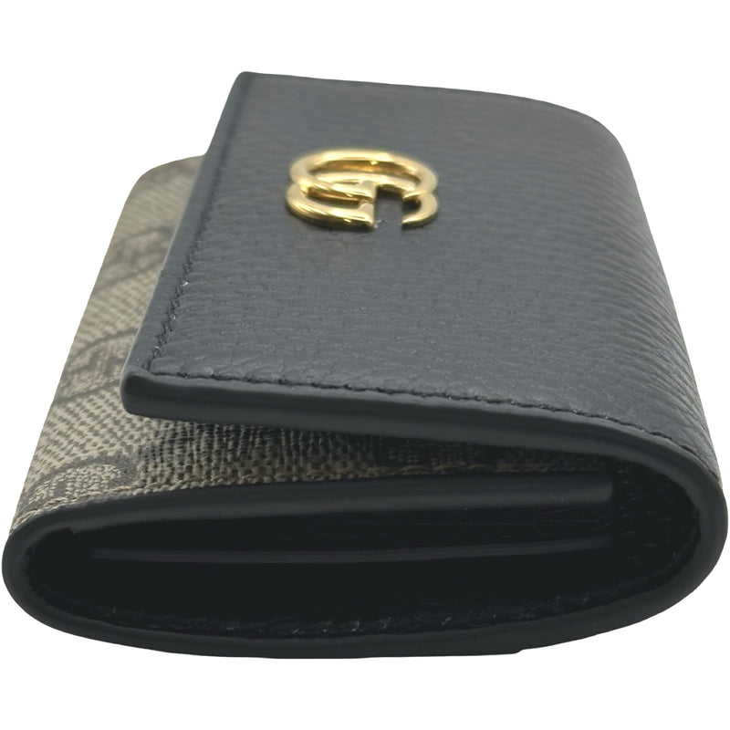 グッチ GUCCI GGマーモントキーケース 456118 ブラック GGスプリーム