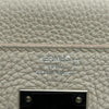 エルメス HERMES ケリー28 タッチ C刻 べトン シルバー金具 トゴ/アリゲゲーター レディース ショルダーバッグ