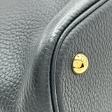 エルメス HERMES ポリード31 Y刻 ブラック ゴールド金具 トリヨン レディース ハンドバッグ