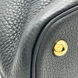 エルメス HERMES ポリード31 Y刻 ブラック ゴールド金具 トリヨン レディース ハンドバッグ