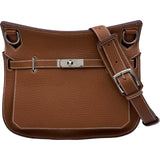 エルメス HERMES ジプシエール28 T刻印 ゴールド シルバー金具 トリヨン レディース ショルダーバッグ