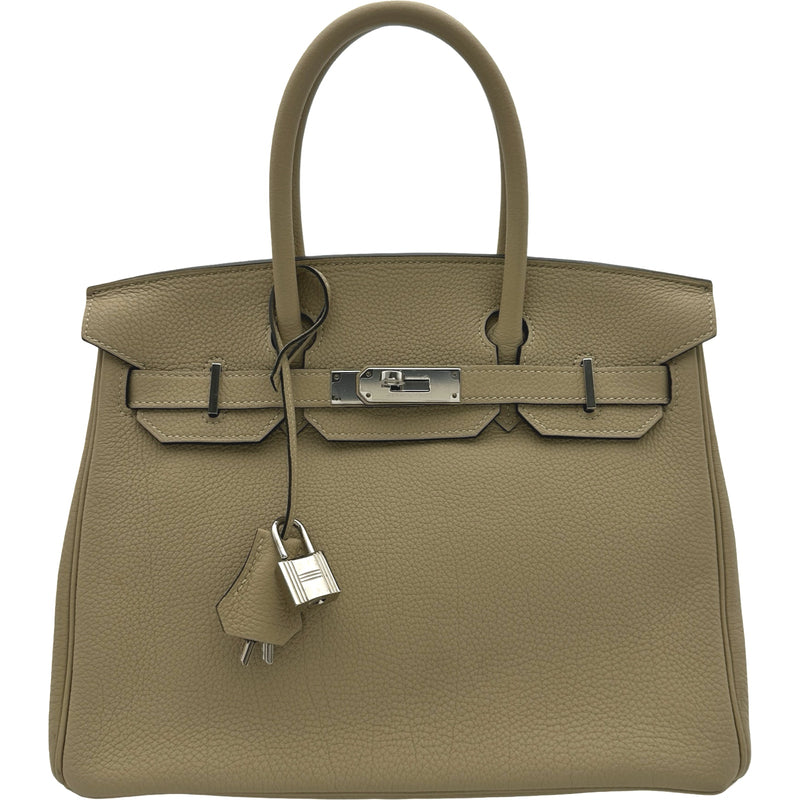 エルメス HERMES バーキン30 A刻 トレンチ シルバー金具 トゴ