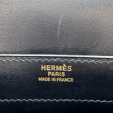 エルメス HERMES ケリーデペッシュ38 □E刻印 ブラック ゴールド金具 ボックスカーフ メンズ ハンドバッグ