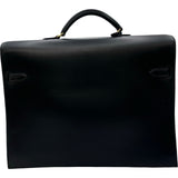 エルメス HERMES ケリーデペッシュ38 □E刻印 ブラック ゴールド金具 ボックスカーフ メンズ ハンドバッグ