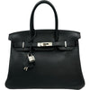 エルメス HERMES バーキン30 □N刻 ブラック シルバー金具 トリヨン レディース ハンドバッグ
