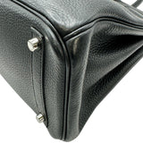 エルメス HERMES バーキン30 □N刻 ブラック シルバー金具 トリヨン レディース ハンドバッグ
