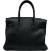エルメス HERMES バーキン30 □N刻 ブラック シルバー金具 トリヨン レディース ハンドバッグ