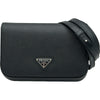 プラダ PRADA トライアングルロゴミニショルダーバッグ 2VD061 ブラック サフィアーノ・レザー メンズ ショルダーバッグ
