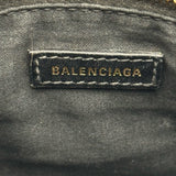 バレンシアガ BALENCIAGA クラシックメタリックエッジミニシティ 390160 ネイビー クロコ型押し/レザー レディース ショルダーバッグ