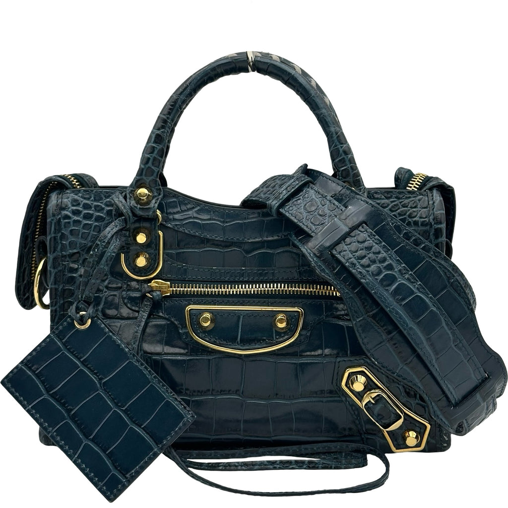 バレンシアガ BALENCIAGA クラシックメタリックエッジミニシティ