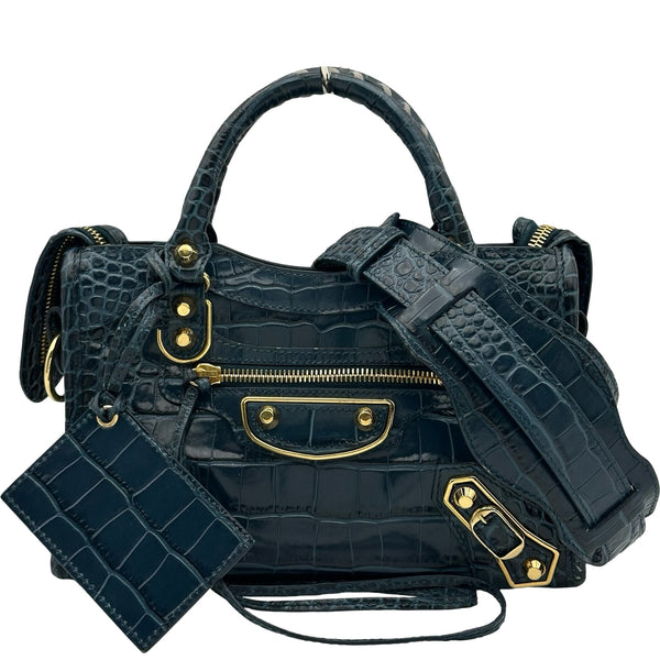 バレンシアガ BALENCIAGA クラシックメタリックエッジミニシティ