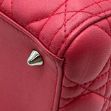 クリスチャン・ディオール Christian Dior レディディオールミディアム ピンク ラム レディース ハンドバッグ