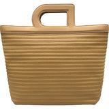 デルヴォー DELVAUX マルマラティサージュコトレ イエロー レザー レディース ハンドバッグ