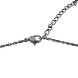 クリスチャン・ディオール Christian Dior ロゴネックレス シルバー メタル アクセサリー