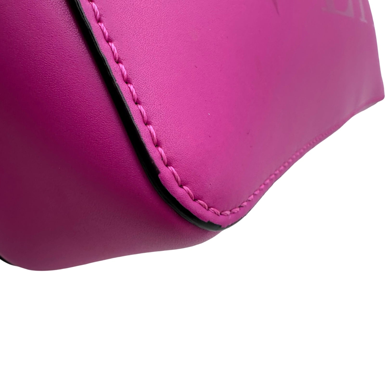 ヴァレンティノ VALENTINO ロゴショルダーバッグ ピンク レザー 