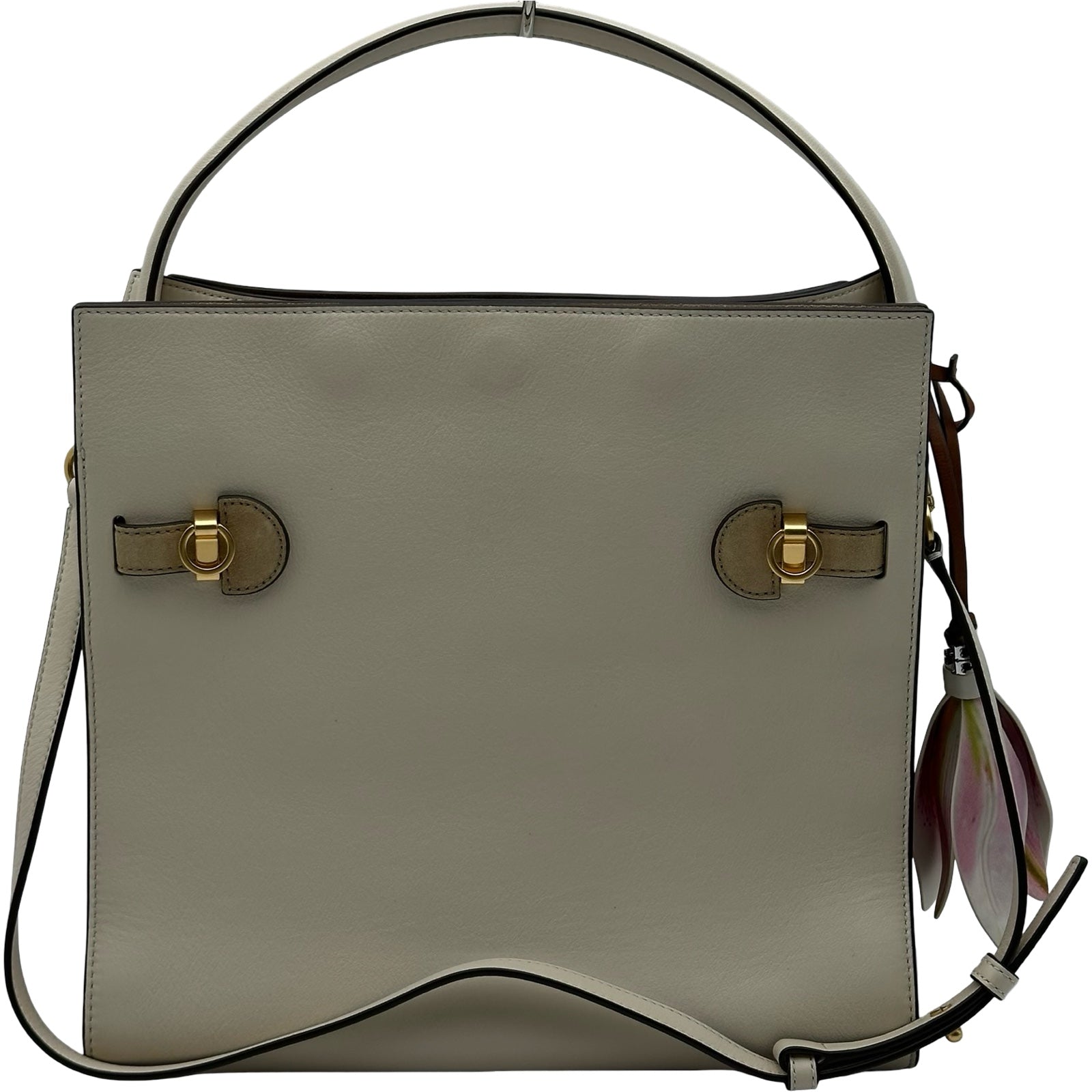 トリーバーチ TORY BURCH リーラジウィルダブルバッグ 77238 アイボリー レザー/スエード レディース ショルダーバッグ トリーバーチ TORY BURCH リーラジウィルダブルバッグ 77238