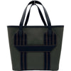 エルメス HERMES ピュール・サングル U刻印 カーキ シルバー金具 トワル メンズ トートバッグ