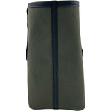 エルメス HERMES ピュール・サングル U刻印 カーキ シルバー金具 トワル メンズ トートバッグ