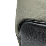 エルメス HERMES ピュール・サングル U刻印 カーキ シルバー金具 トワル メンズ トートバッグ
