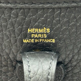 エルメス HERMES エヴリンTPM K刻 ブラック ゴールド金具 トリヨン レディース ショルダーバッグ