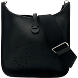 エルメス HERMES エヴリン3PM Z刻 ブラック シルバー金具 トリヨン ユニセックス ショルダーバッグ