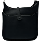 エルメス HERMES エヴリン3PM Z刻 ブラック シルバー金具 トリヨン ユニセックス ショルダーバッグ