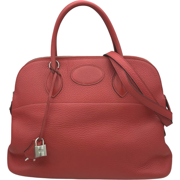 エルメス HERMES ボリード35 □N刻 ブーゲンビリア シルバー金具 トリヨン レディース ショルダーバッグ エルメス HERMES ボリード35 □N刻 ブーゲンビリア シルバー金具