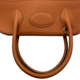 エルメス HERMES ボリード31 □H刻 オレンジ シルバー金具 シェーブル レディース ハンドバッグ